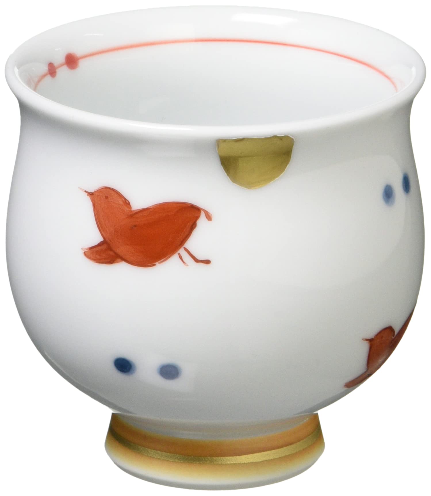 Amazon.co.jp: Hasami Ware MTK-38 Masaki Kiln Small Bird Mini Cup